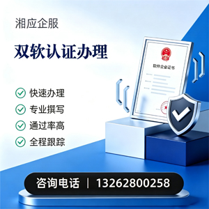 荆州双软认证申报服务
