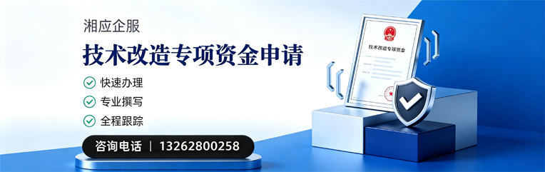 荆州技术改造专项资金申报服务
