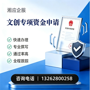 荆州文创专项资金申报服务