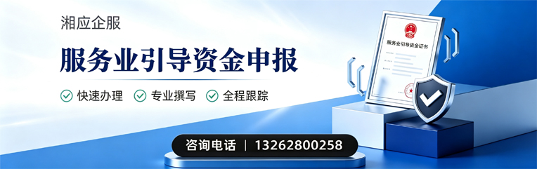 荆州服务业引导资金申报服务