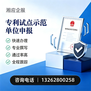 荆州专利试点示范单位申报服务